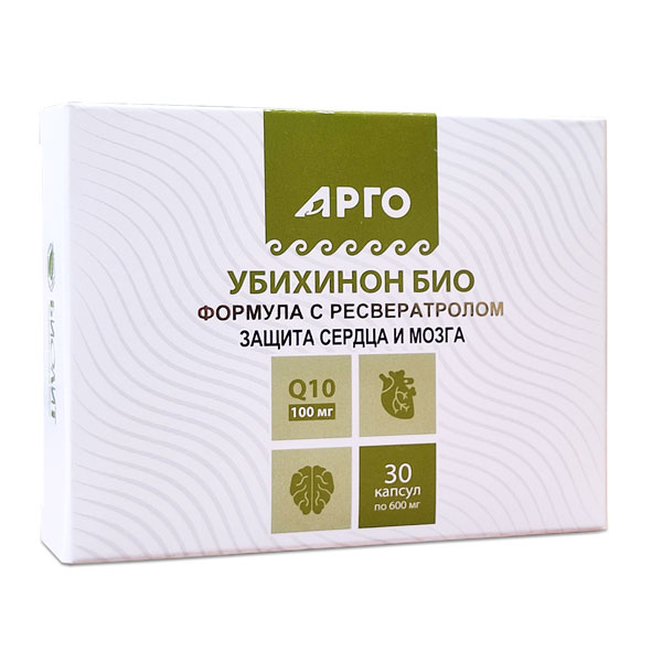 Убихинон Био (Комплекс с Q10 и ресвератролом), капсулы, 30 шт Убихинон Био (Комплекс с Q10 и ресвератролом), капсулы, 30 шт